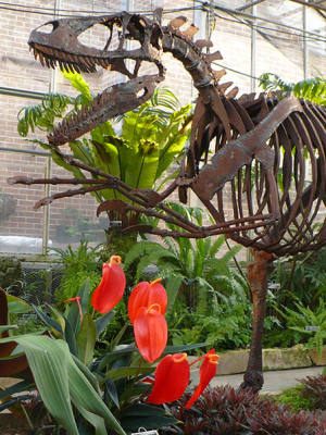 Nykie - Deinonychus Model in Dinosaur's Garden